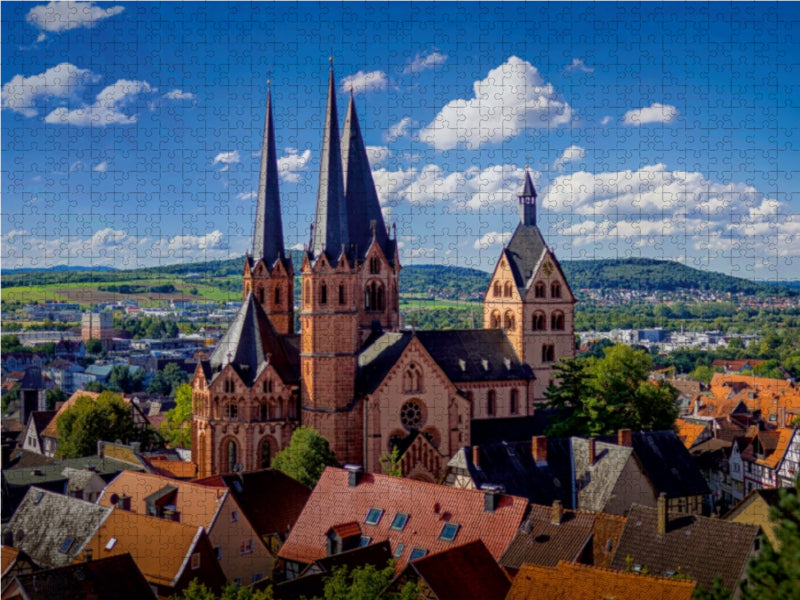 Ein Motiv aus dem Kalender Gelnhausen Marienkirche 1000 Teile Puzzle quer - CALVENDO Foto-Puzzle'