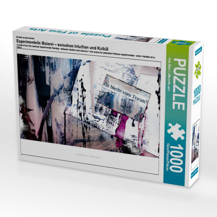 Ein Motiv aus dem Kalender Experimentelle Malerei – zwischen Intuition und Kalkül 1000 Teile Puzzle quer - CALVENDO Foto-Puzzle'