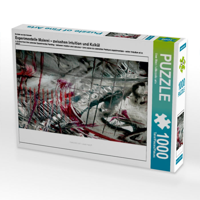 Ein Motiv aus dem Kalender Experimentelle Malerei – zwischen Intuition und Kalkül 1000 Teile Puzzle quer - CALVENDO Foto-Puzzle'