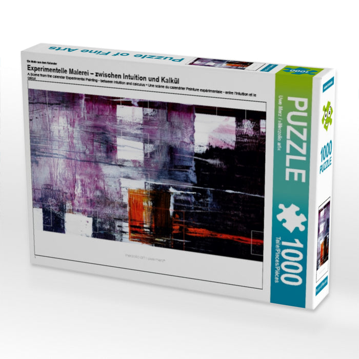 Ein Motiv aus dem Kalender Experimentelle Malerei – zwischen Intuition und Kalkül 1000 Teile Puzzle quer - CALVENDO Foto-Puzzle'