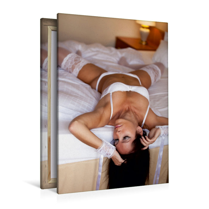 Premium Textil-Leinwand Premium Textil-Leinwand 80 cm x 120 cm hoch Ein Motiv aus dem Kalender Erotik. Pure Verführung