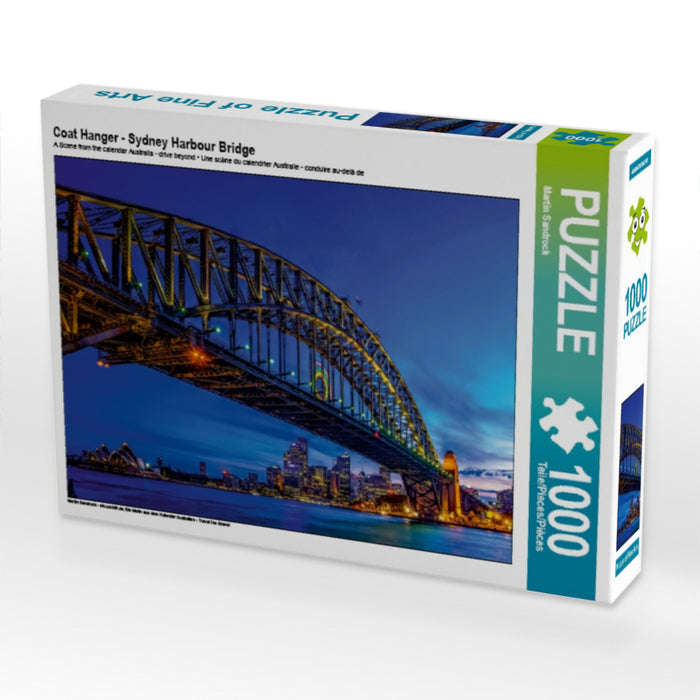 Coat Hanger - Sydney Harbour Bridge 1000 Teile Puzzle quer - CALVENDO Foto-Puzzle'
