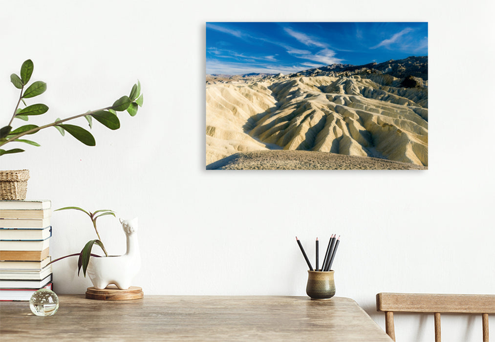 Premium Textil-Leinwand Premium Textil-Leinwand 120 cm x 80 cm quer Zabriski Point, Death Valley National Park, Kalifornien