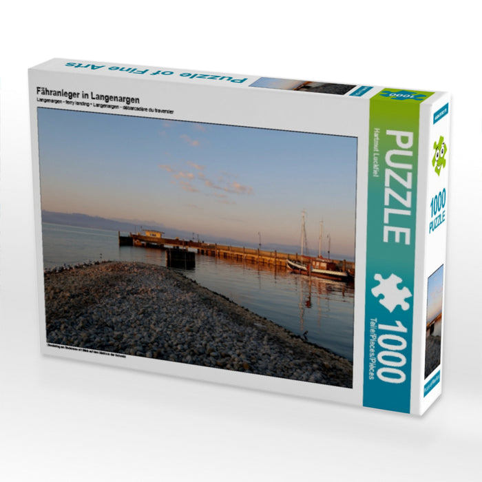 Fähranleger in Langenargen 1000 Teile Puzzle quer - CALVENDO Foto-Puzzle'