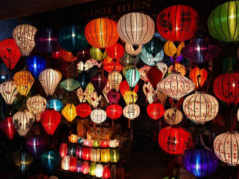 Lampion-Laden - CALVENDO Foto-Puzzle'