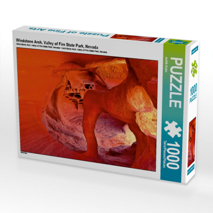 Windstone Arch, Valley of Fire State Park, Nevada 1000 Teile Puzzle quer - CALVENDO Foto-Puzzle'