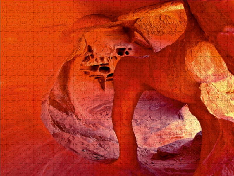 Windstone Arch, Valley of Fire State Park, Nevada 1000 Teile Puzzle quer - CALVENDO Foto-Puzzle'