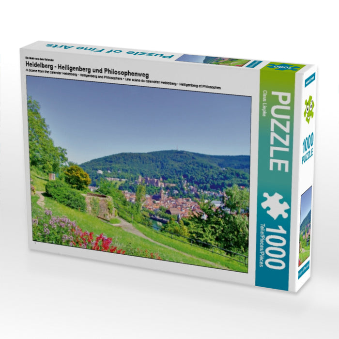 Ein Motiv aus dem Kalender Heidelberg - Heiligenberg und Philosophenweg 1000 Teile Puzzle quer - CALVENDO Foto-Puzzle'