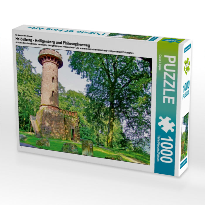 Ein Motiv aus dem Kalender Heidelberg - Heiligenberg und Philosophenweg 1000 Teile Puzzle quer - CALVENDO Foto-Puzzle'