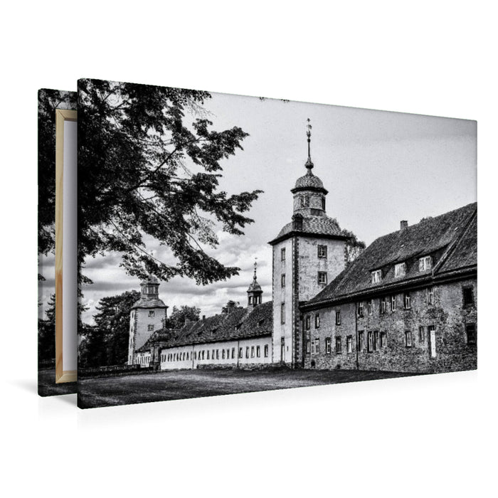 Premium Textil-Leinwand Westseite