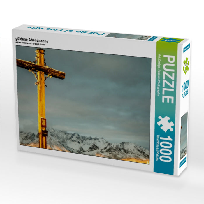 golden evening sun - CALVENDO photo puzzle 