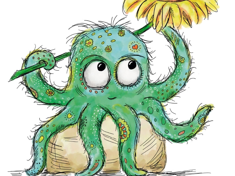 Summer octopus - CALVENDO photo puzzle 