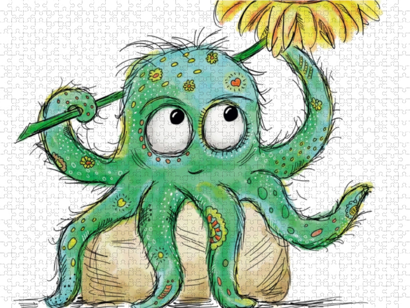 Summer octopus - CALVENDO photo puzzle 