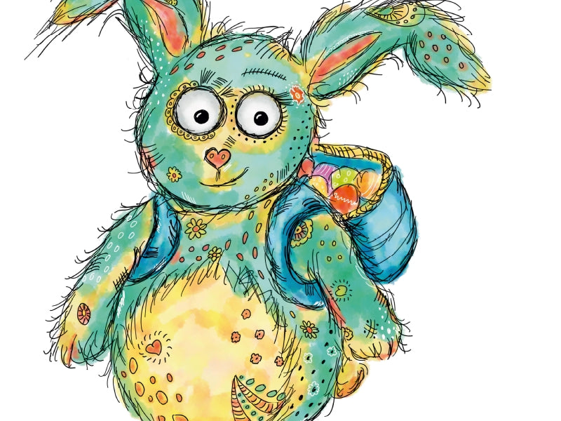 Osterhase 1000 Teile Puzzle quer - CALVENDO Foto-Puzzle'