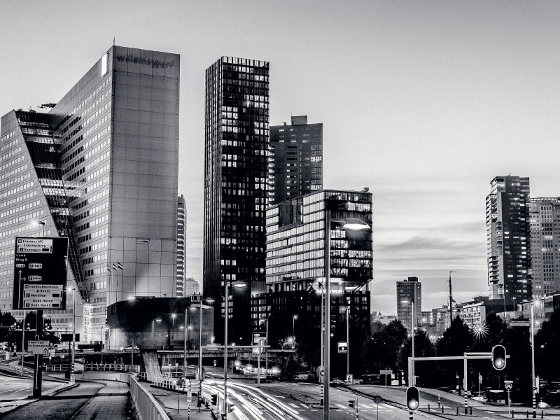 Skyline in the evening - CALVENDO photo puzzle 