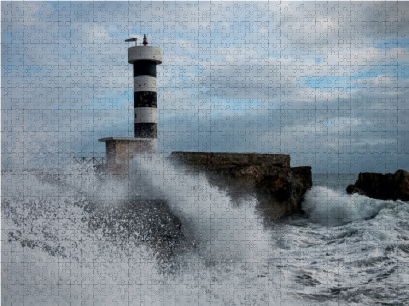 Colònia de Sant Jordi - Faro de Ses Salines 1000 Teile Puzzle quer - CALVENDO Foto-Puzzle'
