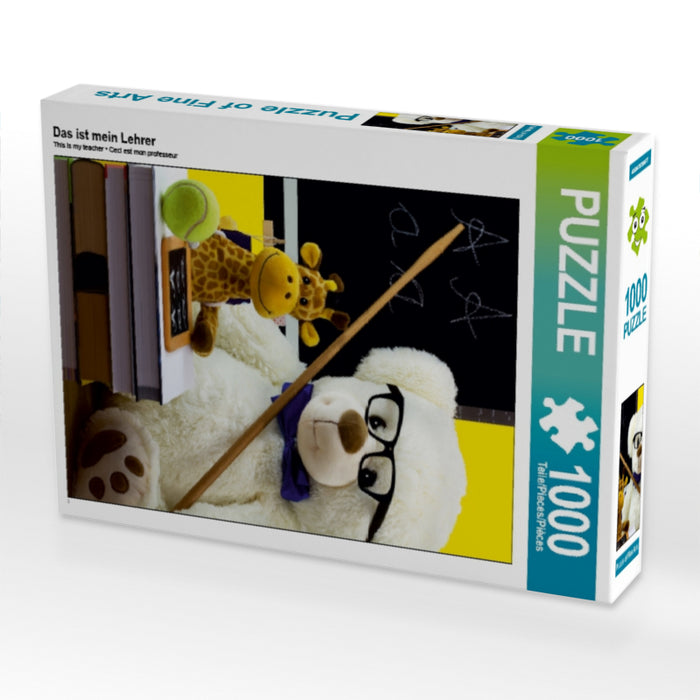 Voici mon professeur - Puzzle photo CALVENDO 