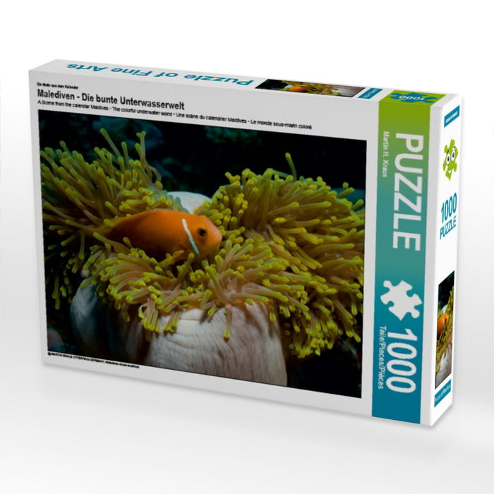 Ein Motiv aus dem Kalender Malediven - Die bunte Unterwasserwelt 1000 Teile Puzzle quer - CALVENDO Foto-Puzzle'
