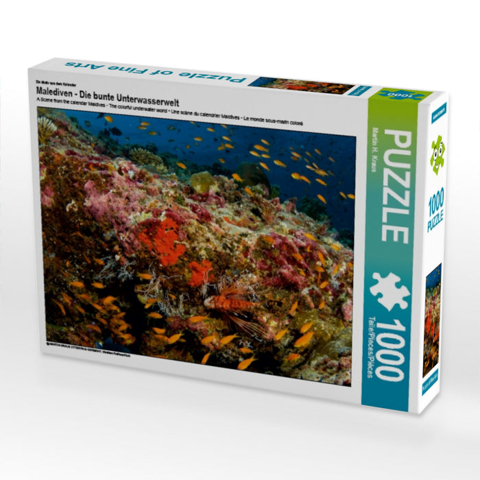 Ein Motiv aus dem Kalender Malediven - Die bunte Unterwasserwelt 1000 Teile Puzzle quer - CALVENDO Foto-Puzzle'