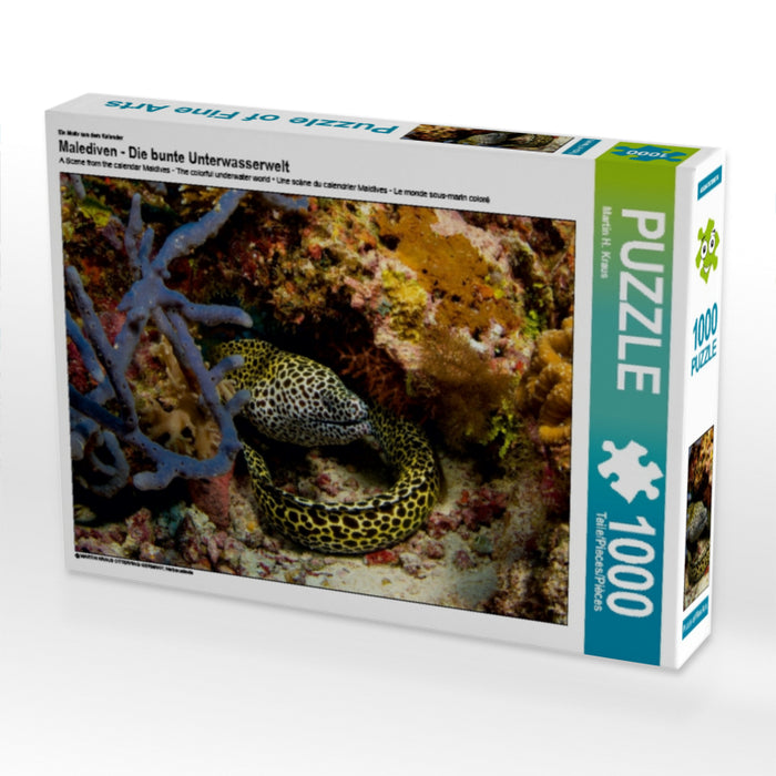Ein Motiv aus dem Kalender Malediven - Die bunte Unterwasserwelt 1000 Teile Puzzle quer - CALVENDO Foto-Puzzle'