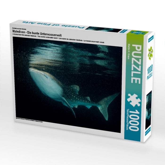 Ein Motiv aus dem Kalender Malediven - Die bunte Unterwasserwelt 1000 Teile Puzzle quer - CALVENDO Foto-Puzzle'
