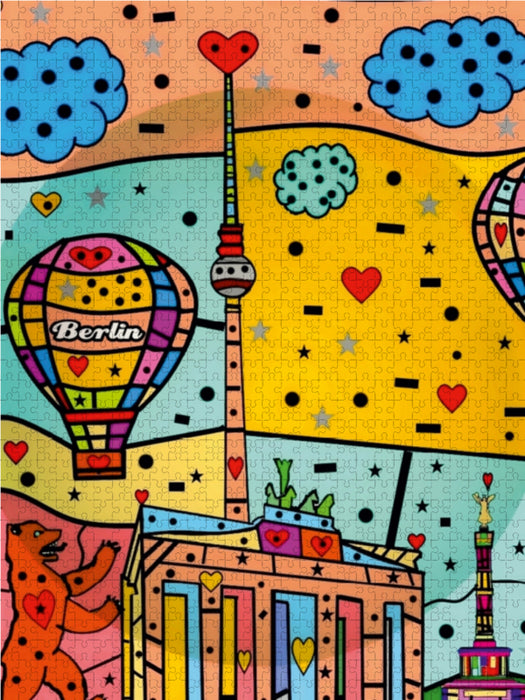 Berlin 1000 Teile Puzzle hoch - CALVENDO Foto-Puzzle'