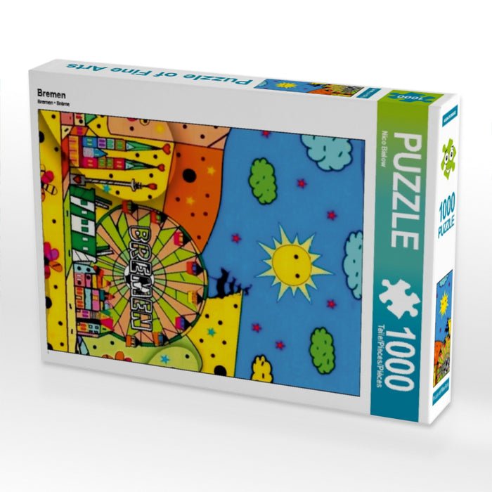 Bremen 1000 Teile Puzzle hoch - CALVENDO Foto-Puzzle'