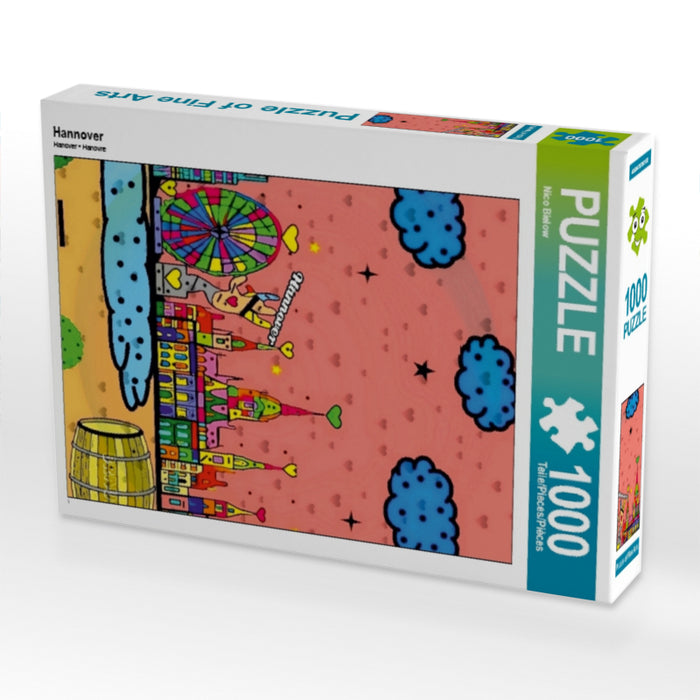 Hannover 1000 Teile Puzzle hoch - CALVENDO Foto-Puzzle'