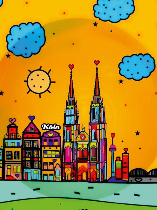 Köln 1000 Teile Puzzle hoch - CALVENDO Foto-Puzzle'