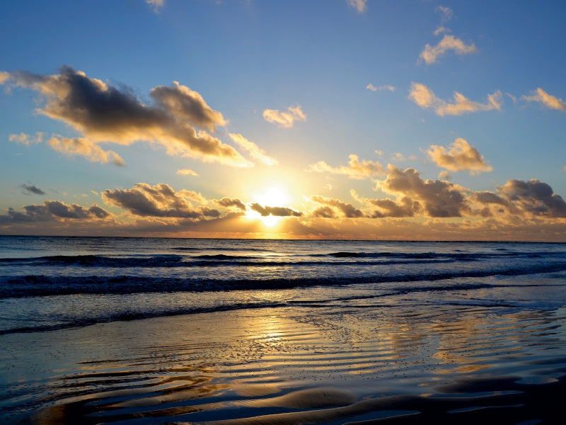 Sonnenuntergang-Nordsee 1000 Teile Puzzle quer - CALVENDO Foto-Puzzle'