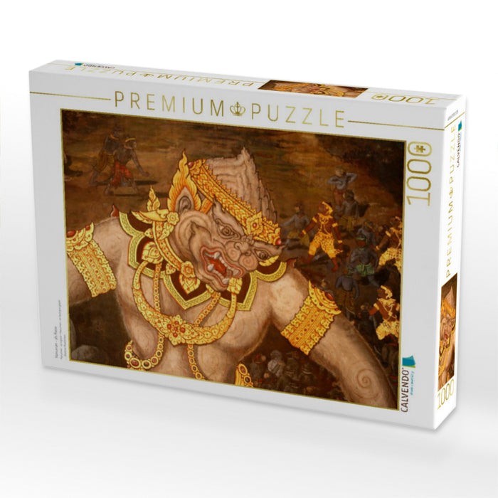 Hanuman - als Riese - CALVENDO Foto-Puzzle'