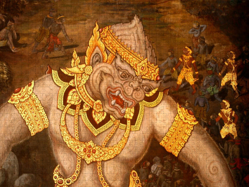 Hanuman - als Riese - CALVENDO Foto-Puzzle'