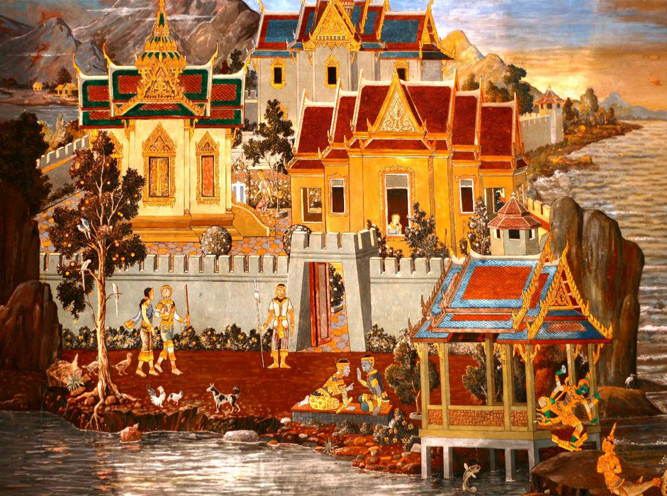 Königshaus von Ayuthaya - CALVENDO Foto-Puzzle'