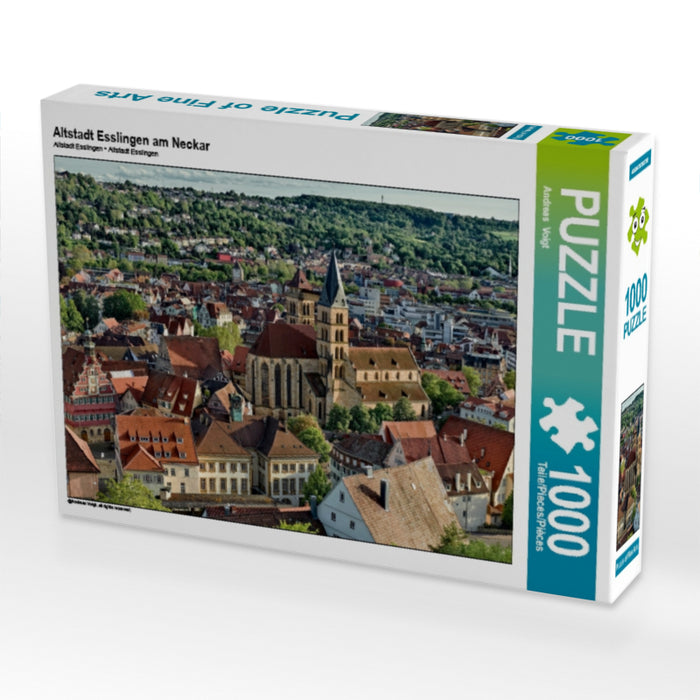Altstadt Esslingen am Neckar 1000 Teile Puzzle quer - CALVENDO Foto-Puzzle'