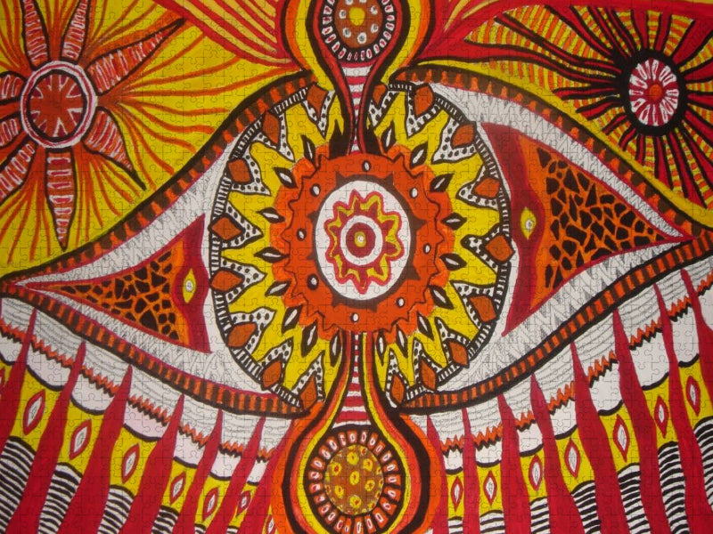Das Auge des Schamanen - CALVENDO Foto-Puzzle'
