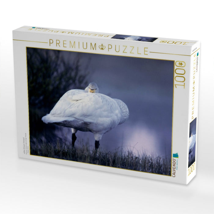 wilden Schwan. Finnland - CALVENDO Foto-Puzzle'