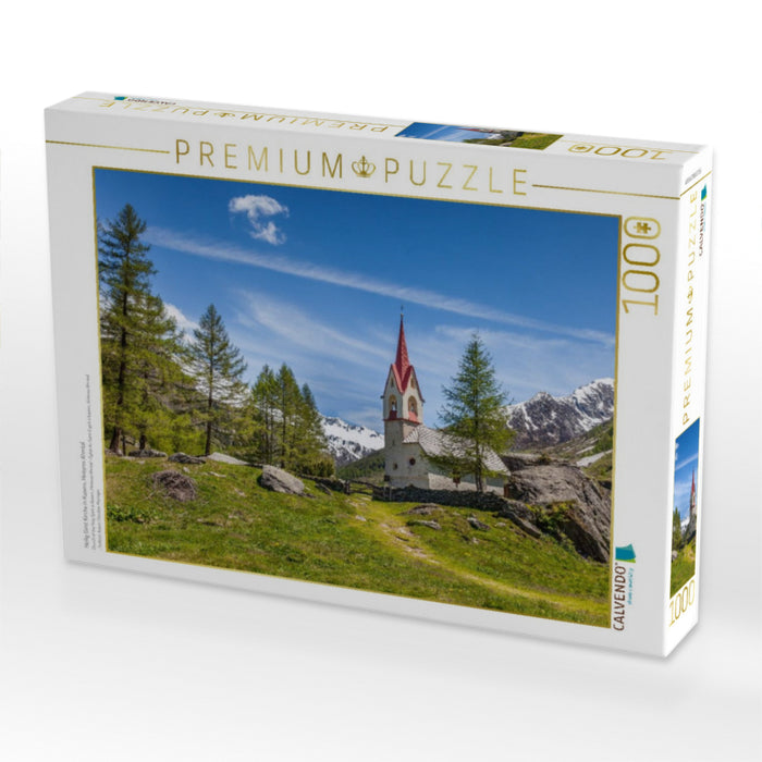 Heilig Geist Kirche in Kasern, Hinteres Ahrntal - CALVENDO Foto-Puzzle'