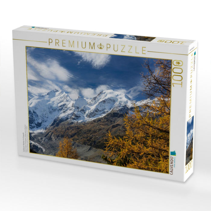 Goldener Oktober im Engadin - CALVENDO Foto-Puzzle'