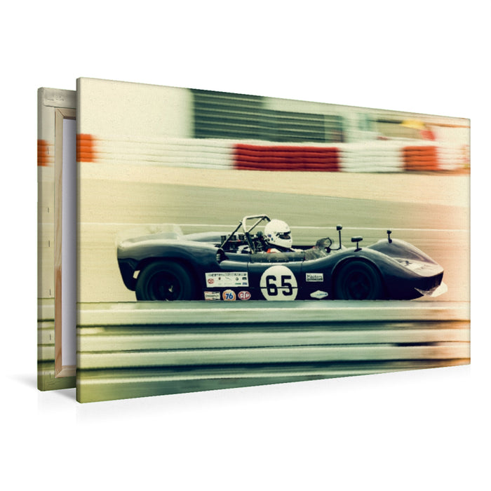 Premium Textil-Leinwand Roaring V8 Engines