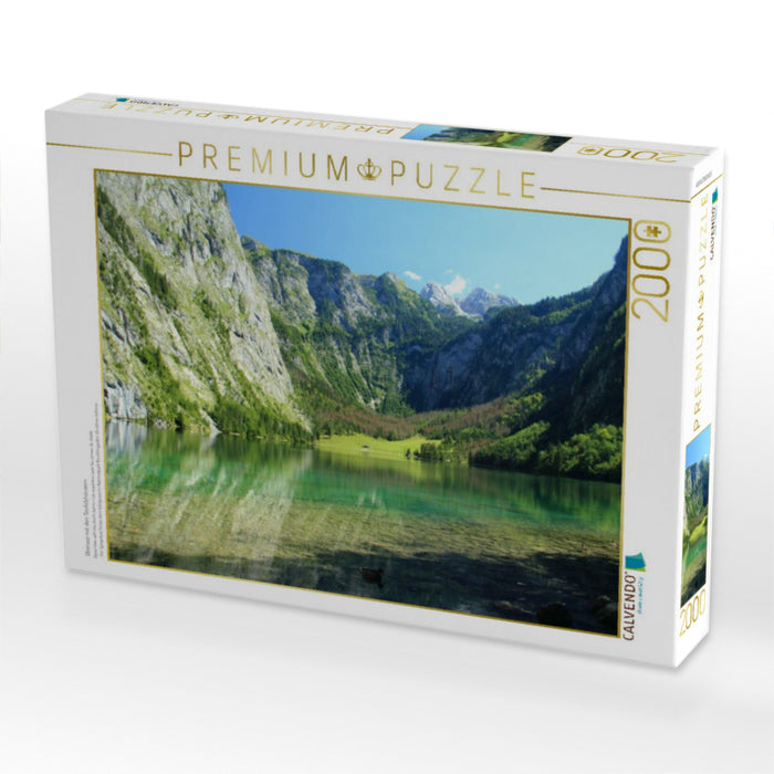 Obersee mit den Teufelshörnern - CALVENDO Foto-Puzzle'