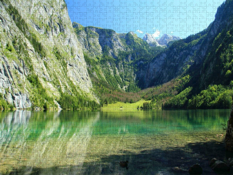 Obersee mit den Teufelshörnern - CALVENDO Foto-Puzzle'
