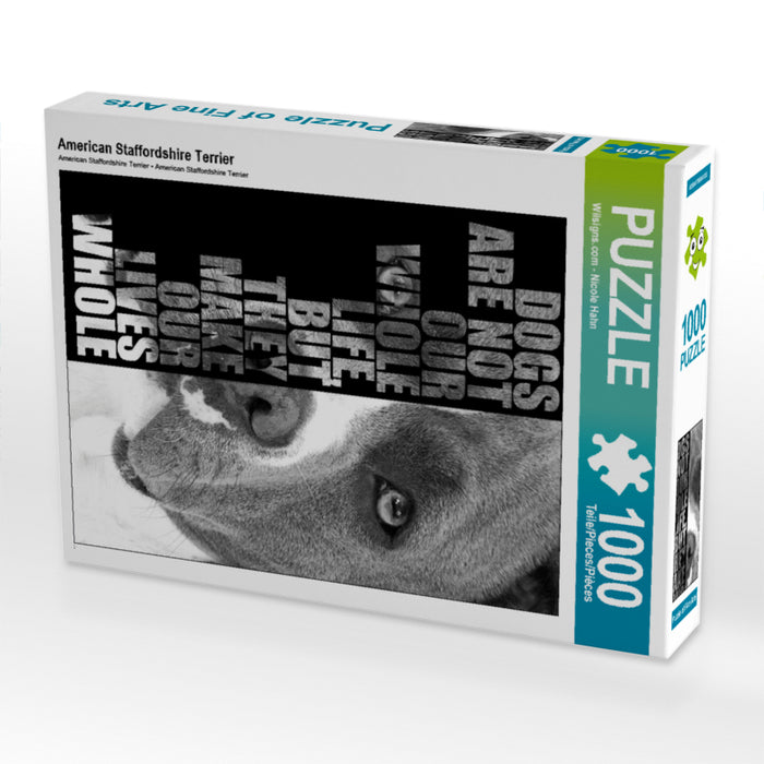 American Staffordshire Terrier - Puzzle photo CALVENDO 