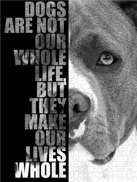 American Staffordshire Terrier - Puzzle photo CALVENDO 