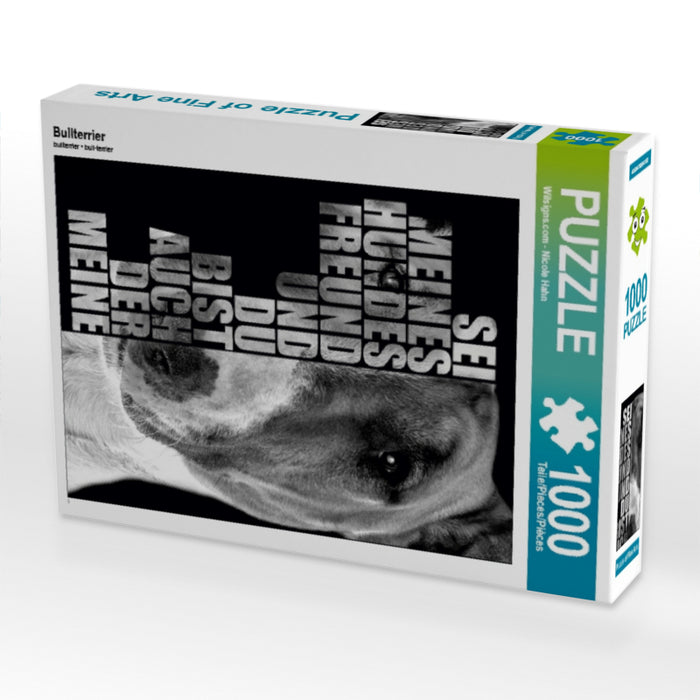 Bull Terrier - Puzzle photo CALVENDO 