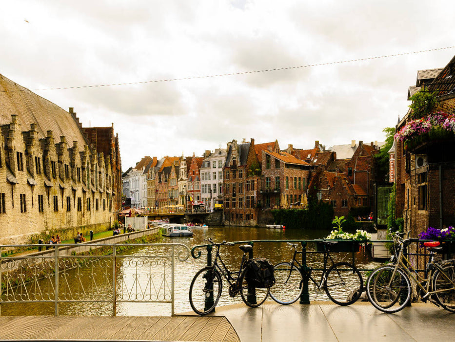 Gent, Kraanlei - CALVENDO Foto-Puzzle'