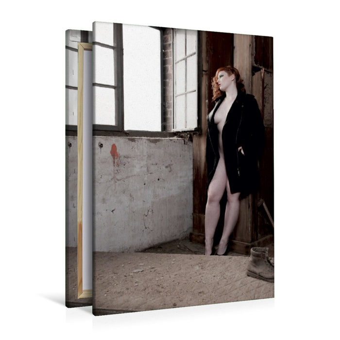 Premium Textil-Leinwand Premium Textil-Leinwand 80 cm x 120 cm  hoch Ein Motiv aus dem Kalender Lost Places Volume 3