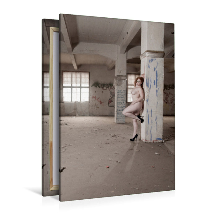 Premium Textil-Leinwand Premium Textil-Leinwand 80 cm x 120 cm  hoch Ein Motiv aus dem Kalender Lost Places Volume 3
