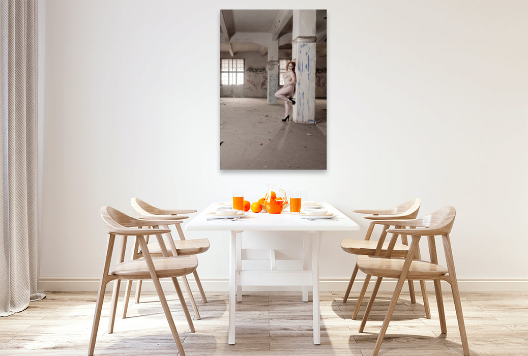 Premium Textil-Leinwand Premium Textil-Leinwand 80 cm x 120 cm  hoch Ein Motiv aus dem Kalender Lost Places Volume 3
