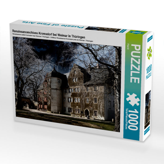 Renaissanceschloss Kromsdorf bei Weimar in Thüringen 2000 Teile Puzzle quer - CALVENDO Foto-Puzzle'