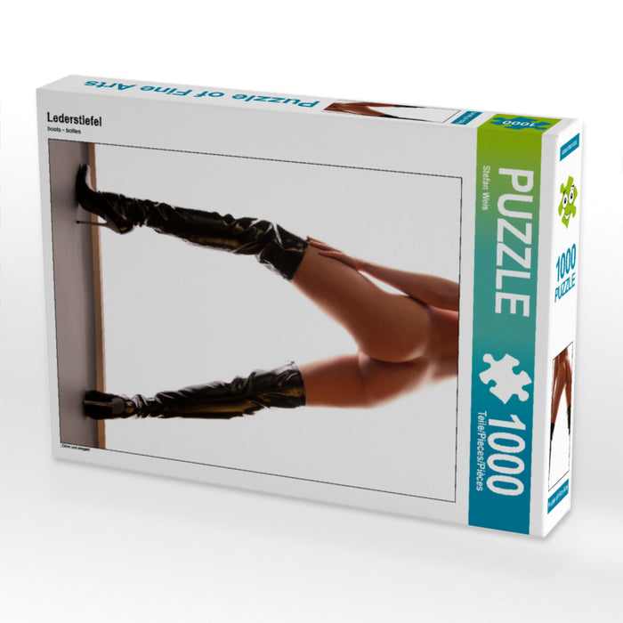 Lederstiefel 2000 Teile Puzzle hoch - CALVENDO Foto-Puzzle'